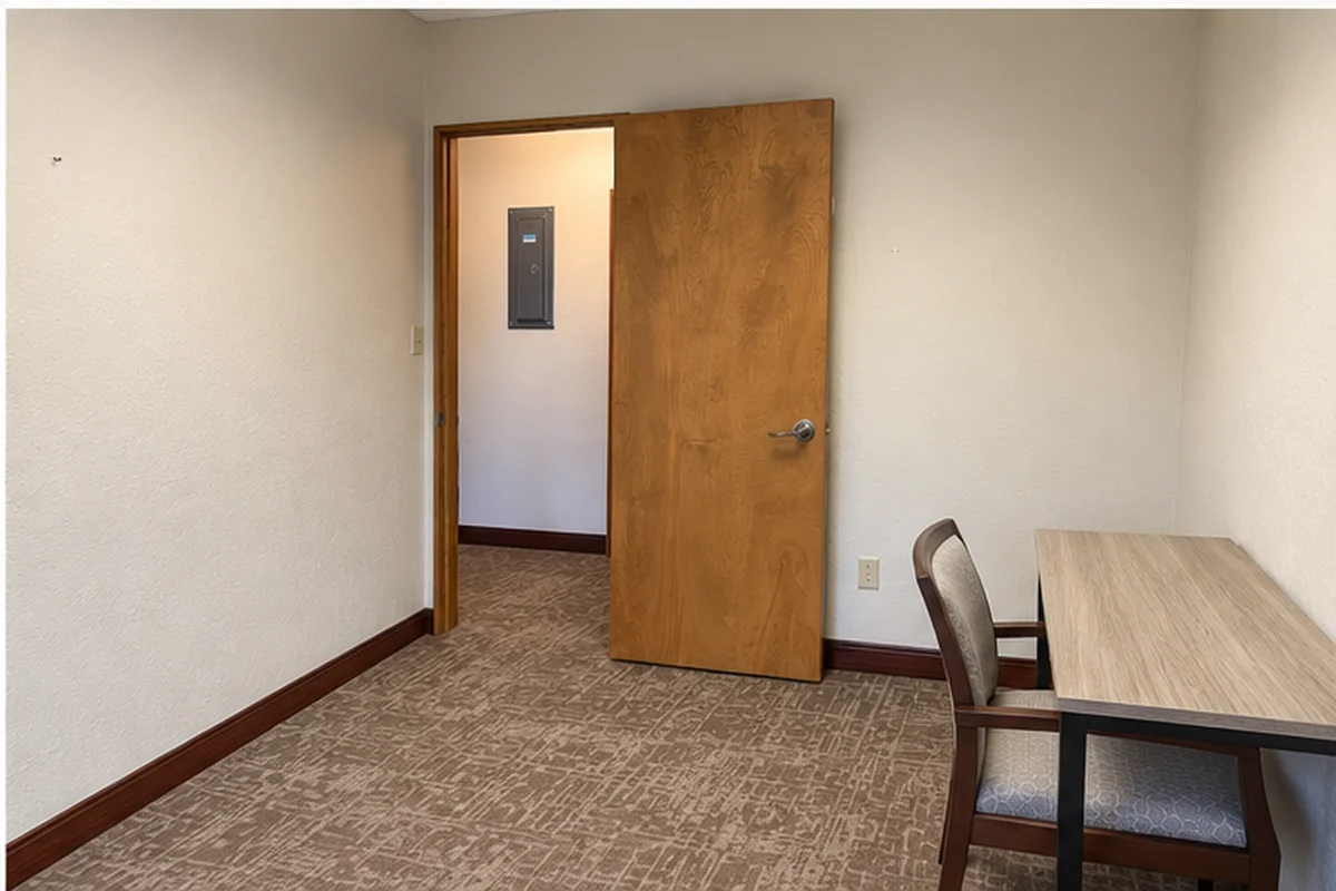 suite 204 private workspace showing office interior and seating